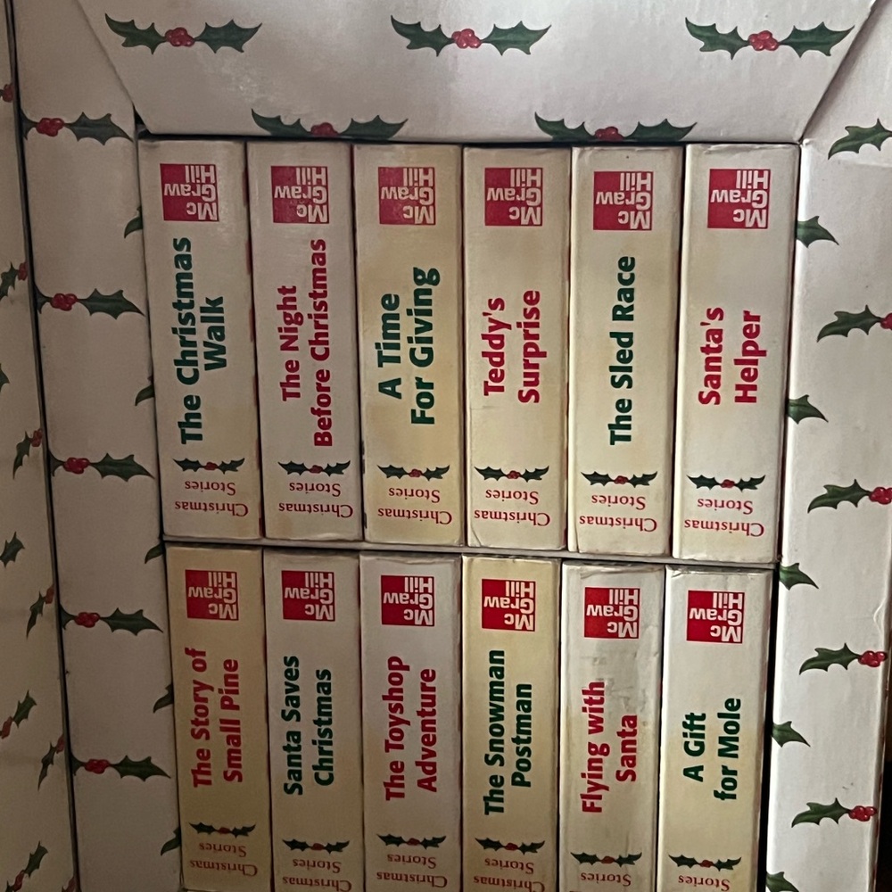 Set of Christmas toddler board books